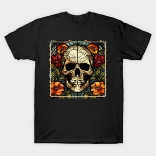 skull ceramic art T-Shirt